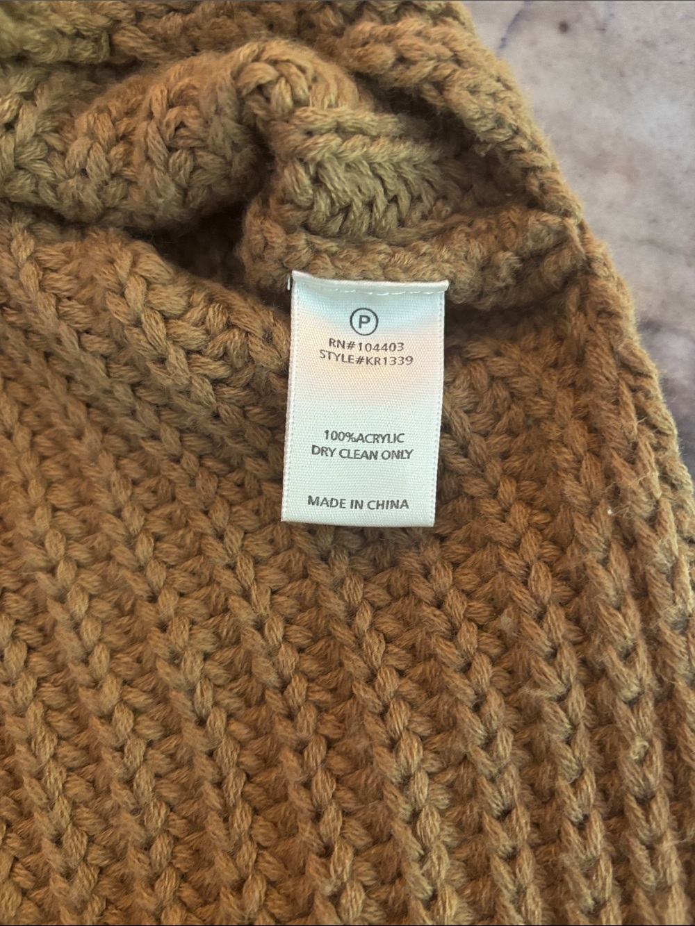 J.O.A. Chunky Sleeveless Knit Vest in Camel - Picture 12 of 13